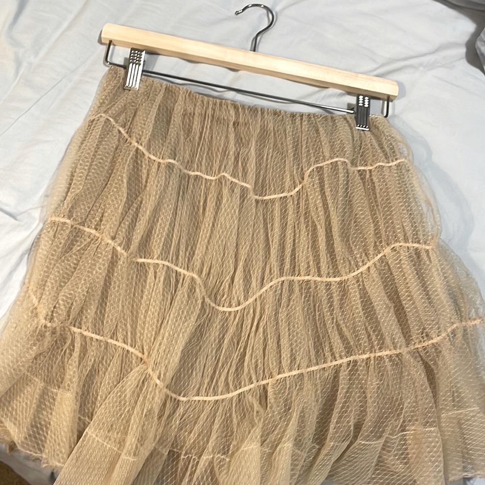 dazzle mini skirt - Cream color size 2